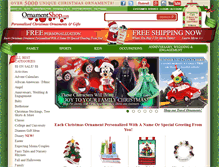 Tablet Screenshot of ornamentshop.com